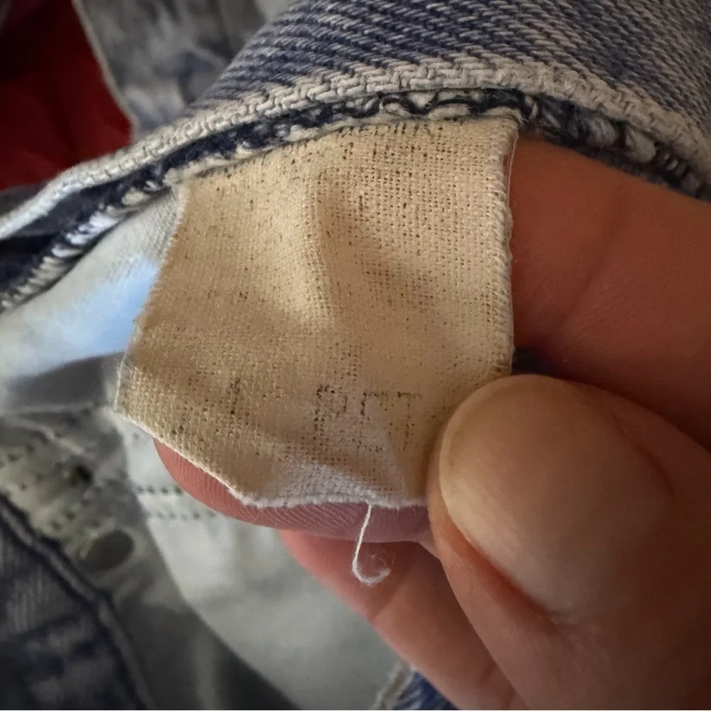 Vintage Lee cutoff jean high rise dad short.